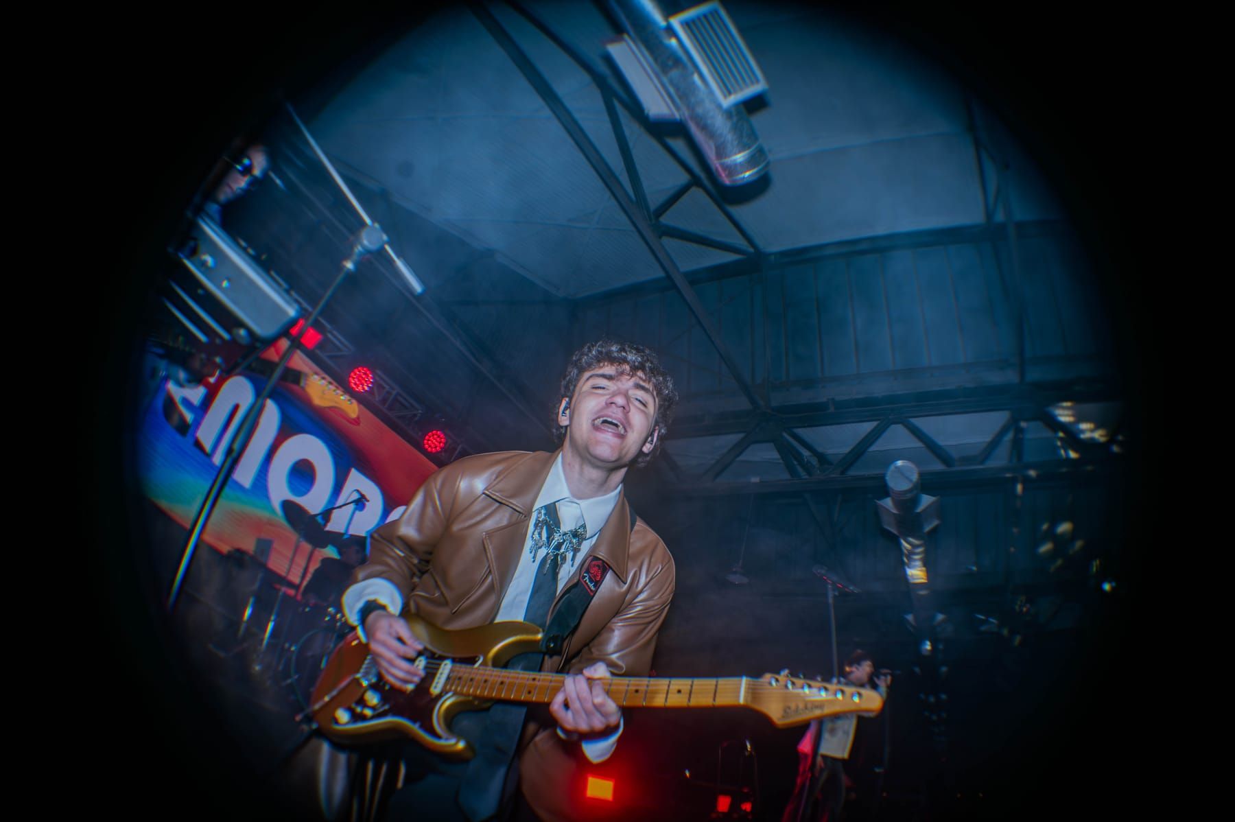 Momento en vivo de la banda